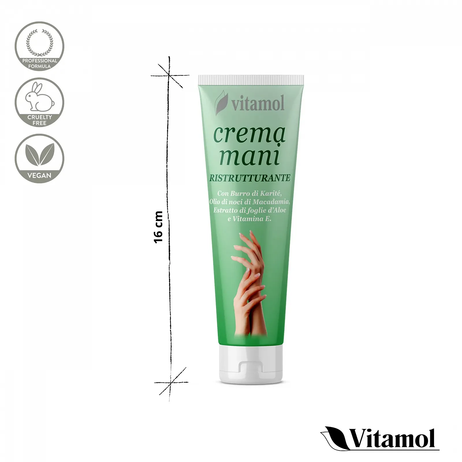 Крем для рук Vitamol Питательный Восстанавливающий для сухой и чувствительной кожи, 100 мл, фото №7