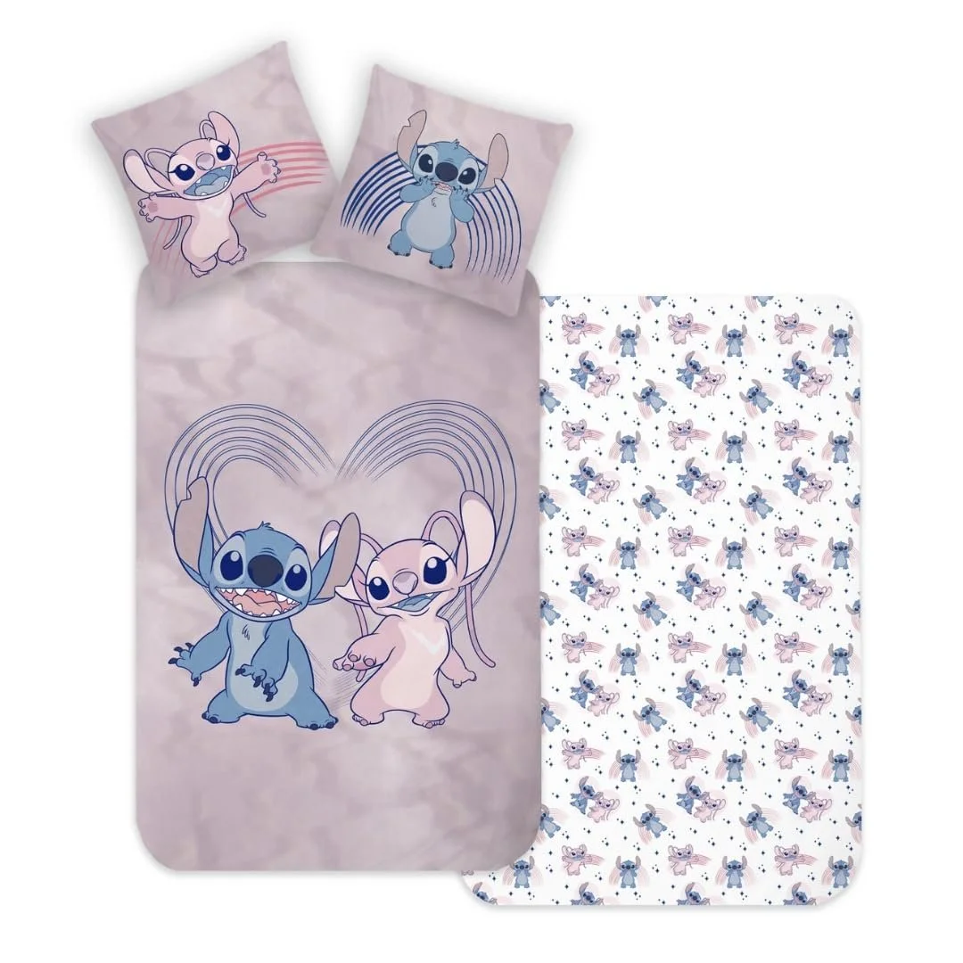 Постельное белье Stitch Фланель Хлопок 135 x 200 см, 80 x 80 см, фото №1