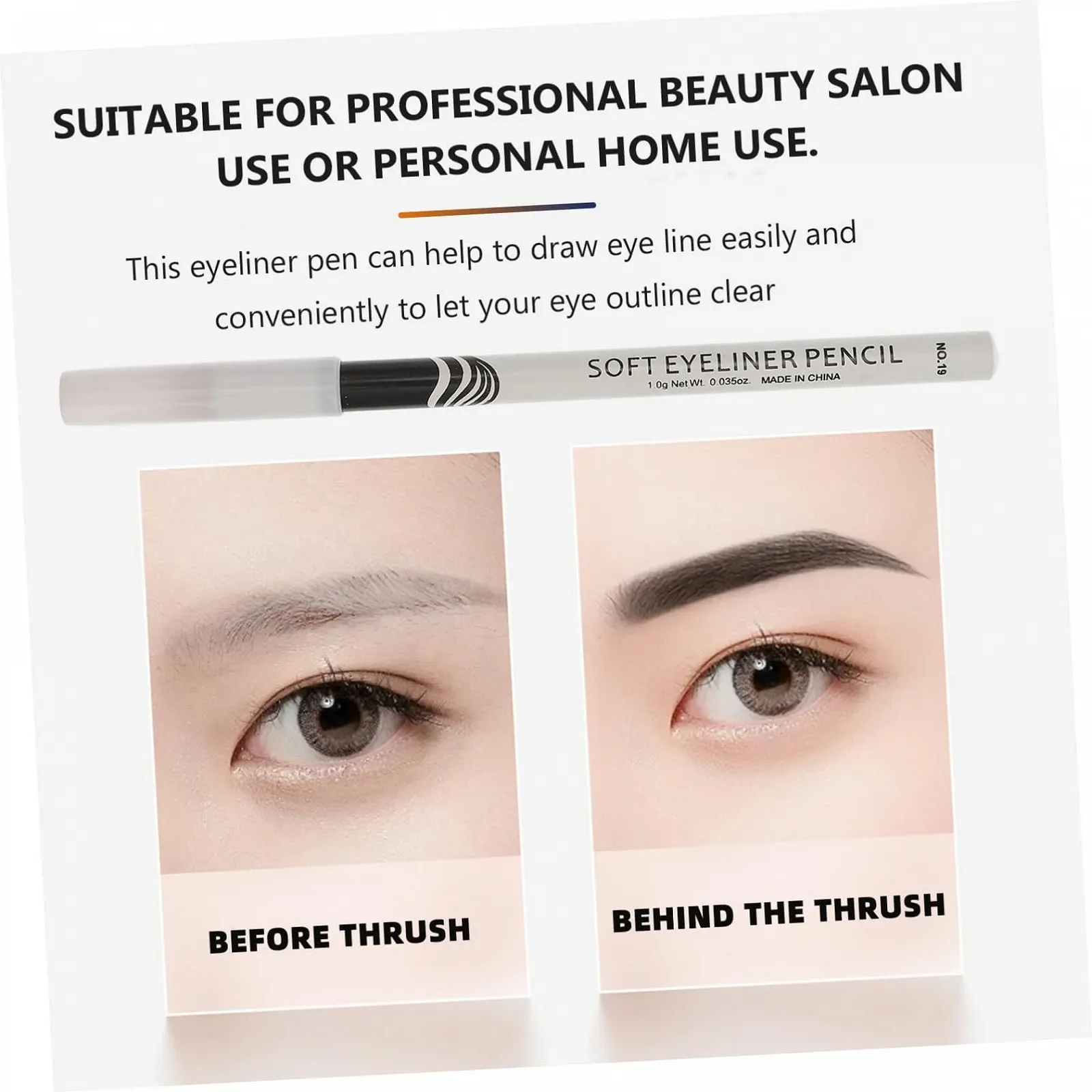 Карандаш для глаз TOVINANNA Silkworm Водостойкий, фото №6