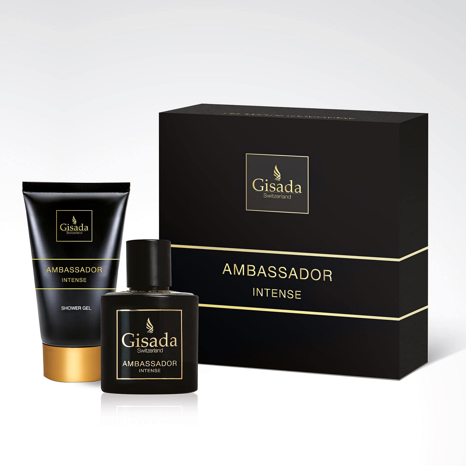 Gisada Ambassador Intense Набор Парфюмерная вода 50 мл и Гель для душа 100 мл Пряный, Свежий Мужской Аромат, фото №4