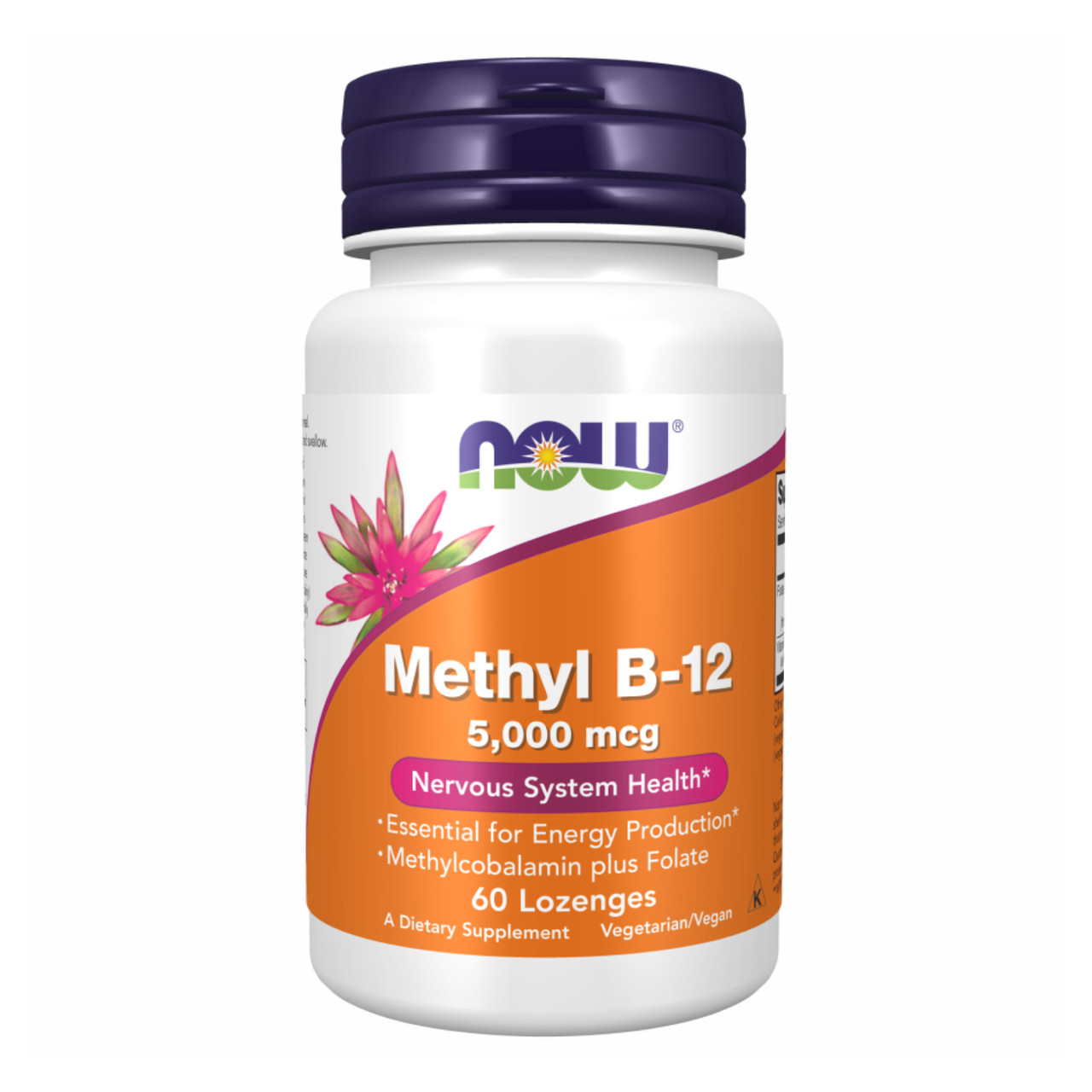 Methyl B-12 5000mcg 60 loz, фото №1
