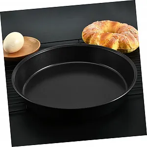 Форма для запекания Toyvian Круглая Антипригарная из углеродистой стали Глубокая Термостойкая synthetic.ua - Фото 1