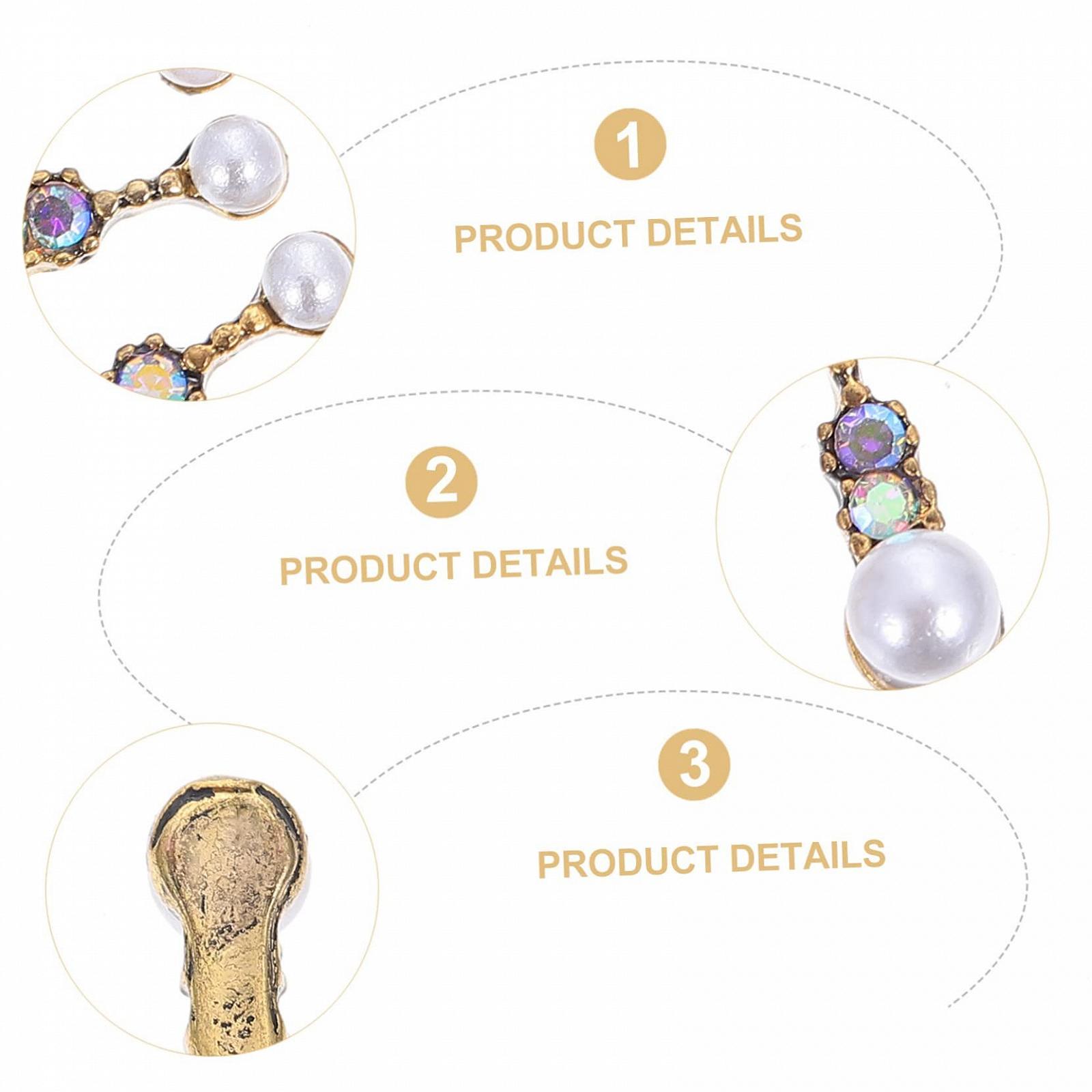 Аксессуары для маникюра Beavorty 20 штук, металлические декоративные украшения для ногтей для женщин, фото №9