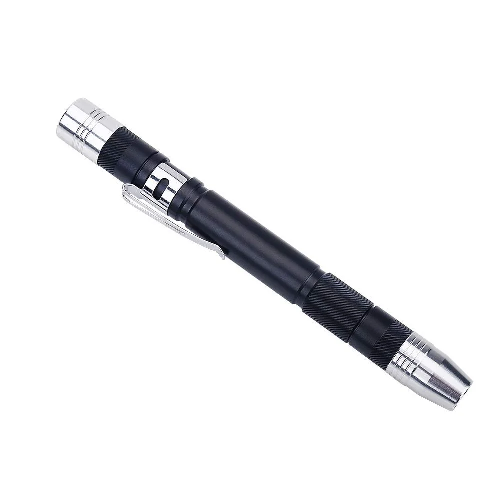 Мини фонарик Pilipane портативный алюминиевый сплав легкий для ночных прогулок чрезвычайных ситуаций из высококачественного алюминиевого сплава размер 150 мм, фото №5