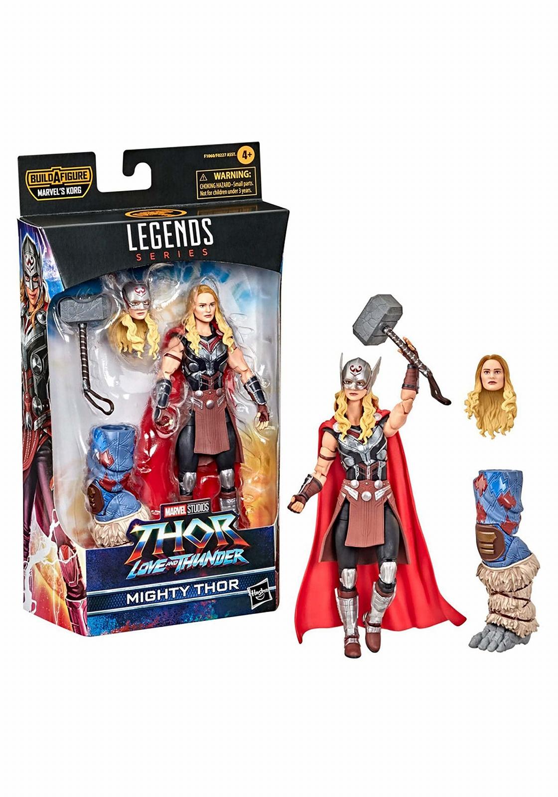 Екшн-фігурка Marvel Hasbro Legends Тор: Любов і Грім Могутній Тор 15 см, 4 аксесуари, 1 елемент Build-A-Figure, Multi, фото №5