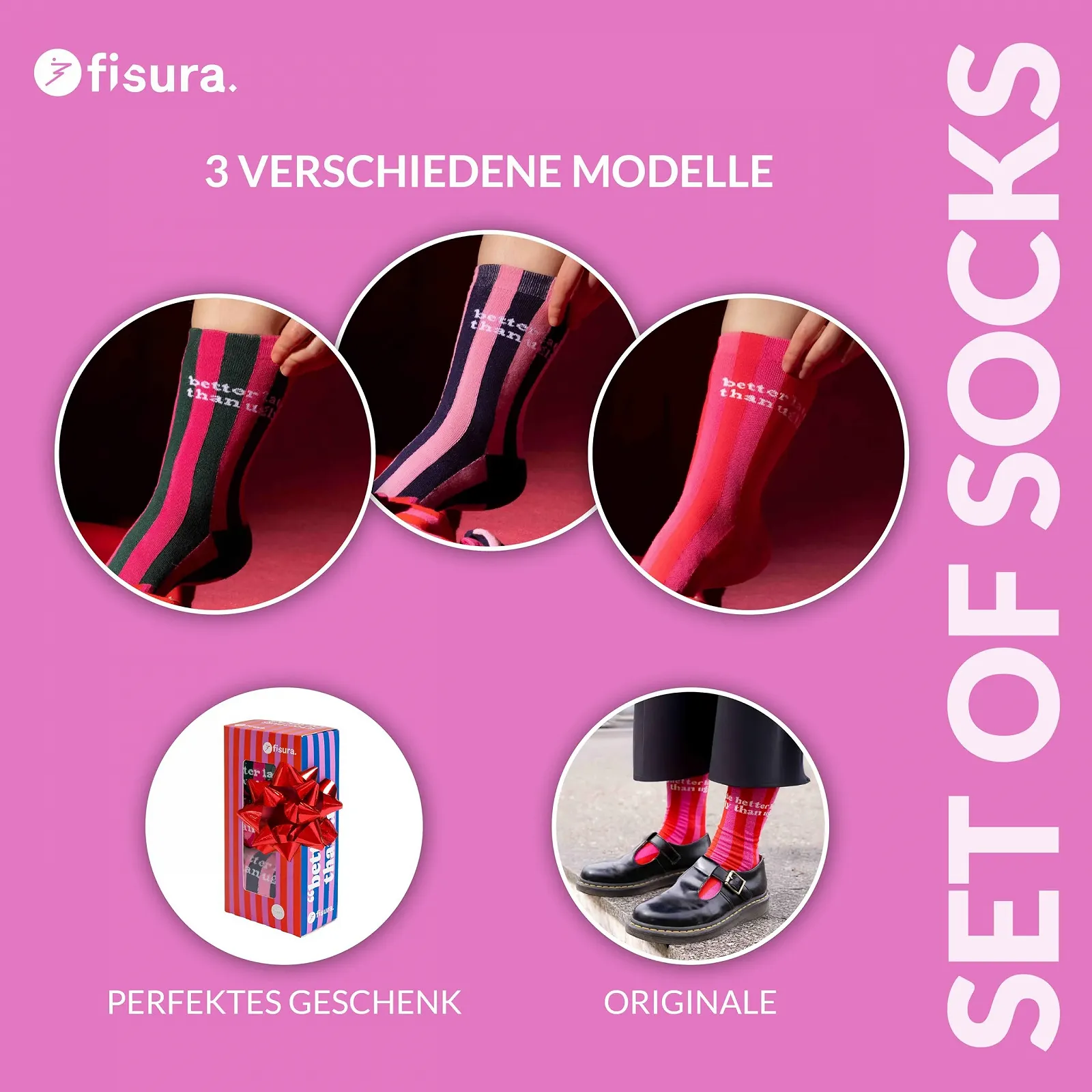 Шкарпетки Fisura Унісекс Набір, фото №2