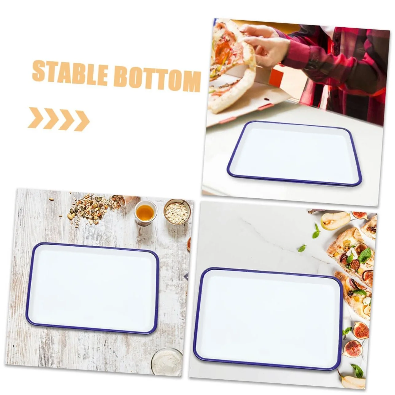 Форма для запекания IMIKEYA прямоугольная эмалированная антипригарная термостойкая, фото №9