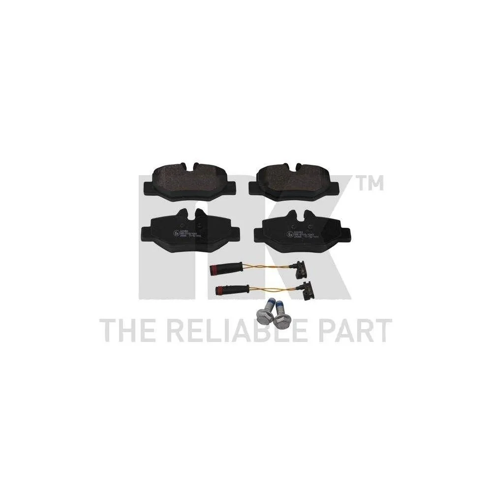 Комплект тормозных колодок, дисковый тормоз NK 223352 для MERCEDES-BENZ задний мост, фото №1