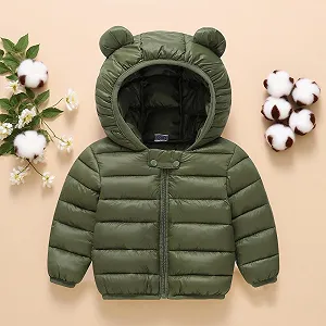 Куртка MNSWR Детская зимняя Легкая теплая стеганая куртка для мальчиков Уютная зимняя верхняя одежда Ветрозащитное пальто для холодной погоды synthetic.ua - Фото 1