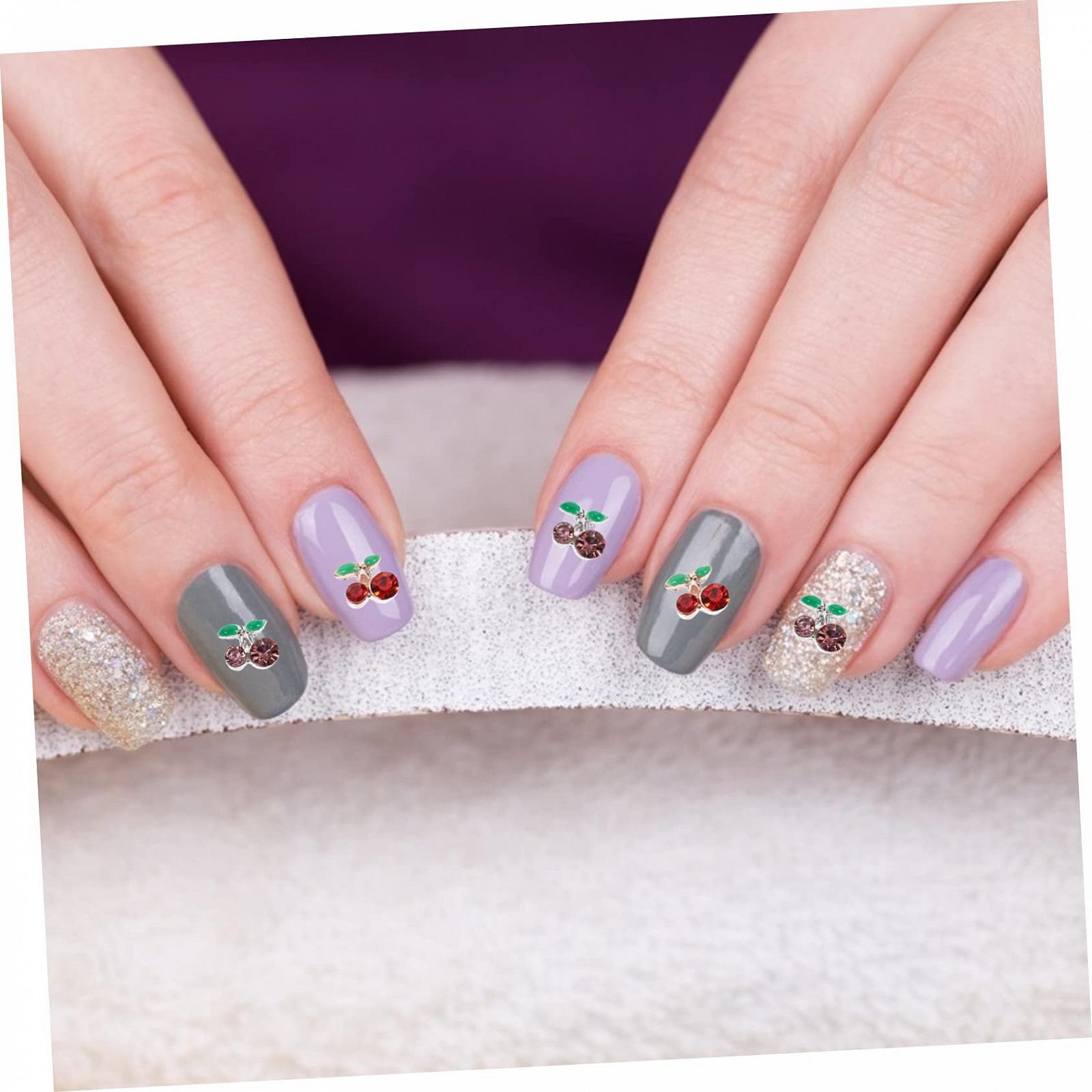 Украшения для ногтей CANIGHT Фрукты, Вишенки, Стразы, 60 шт., фото №8