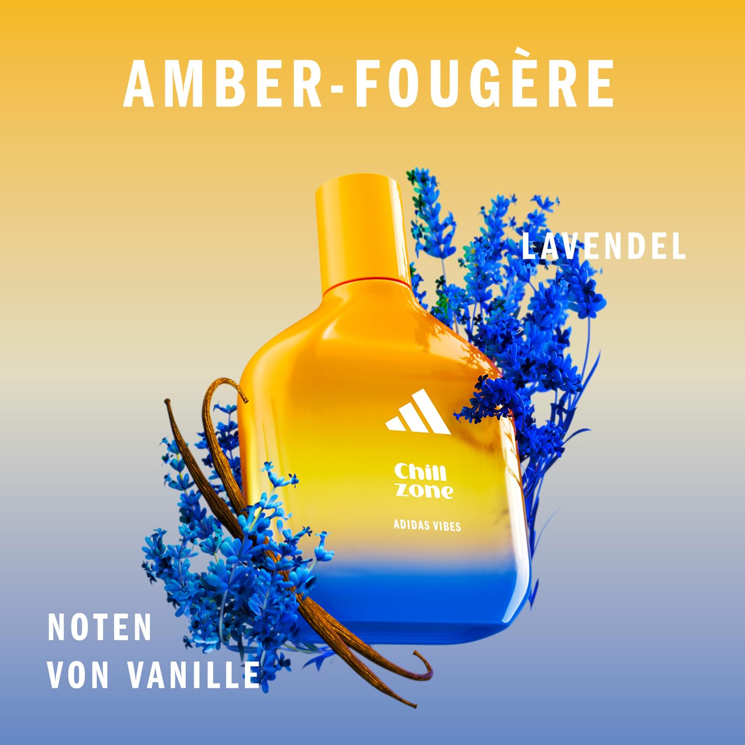 Парфумована вода adidas Vibes Chill Zone Унісекс Спеції, Квіткові ноти, Лаванда, Ваніль 100 мл, фото №3 Парфумована вода adidas Vibes Chill Zone Унісекс Спеції, Квіткові ноти, Лаванда, Ваніль 100 мл, фото №3