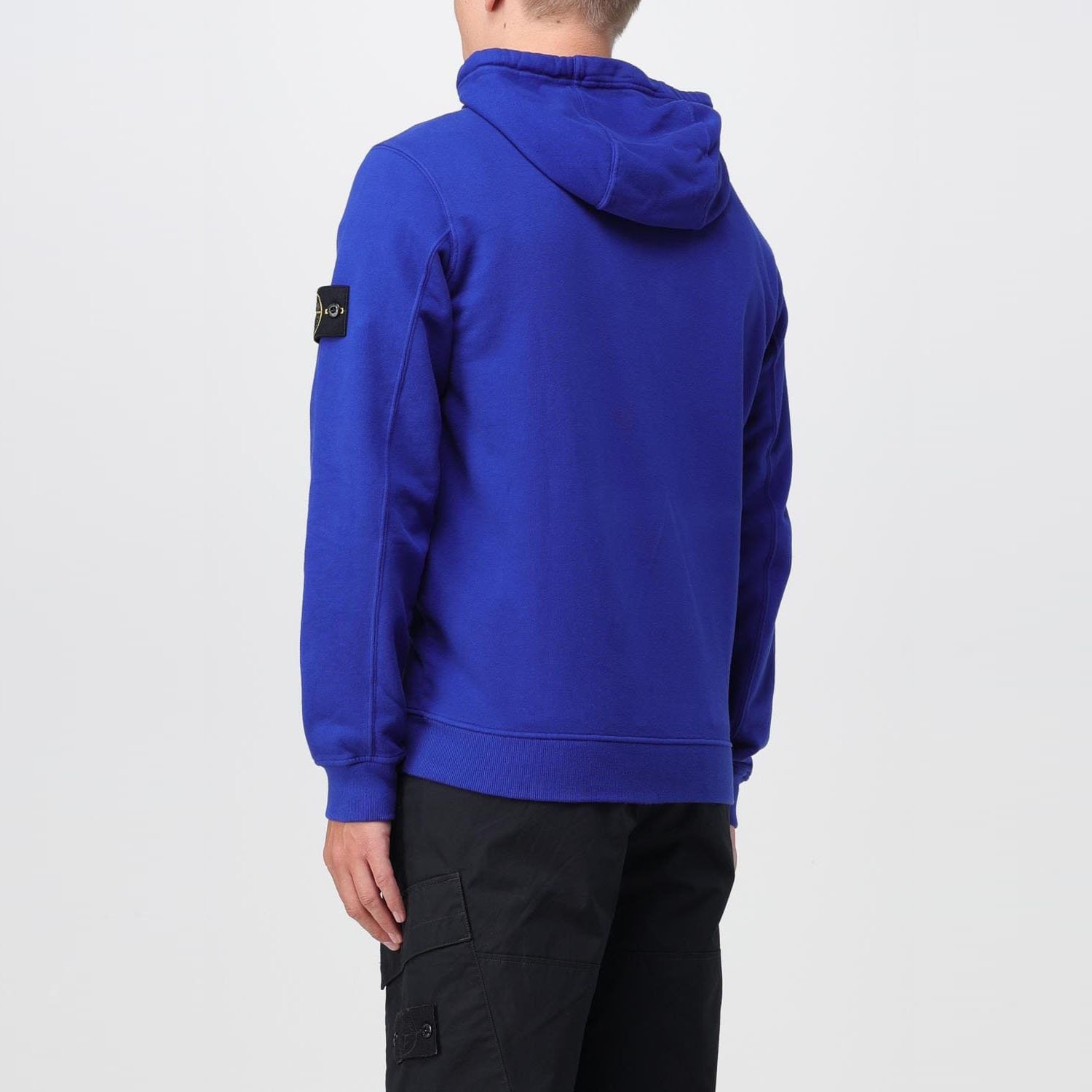 Худі Stone Island Blue Zip Hoodie L, фото №4