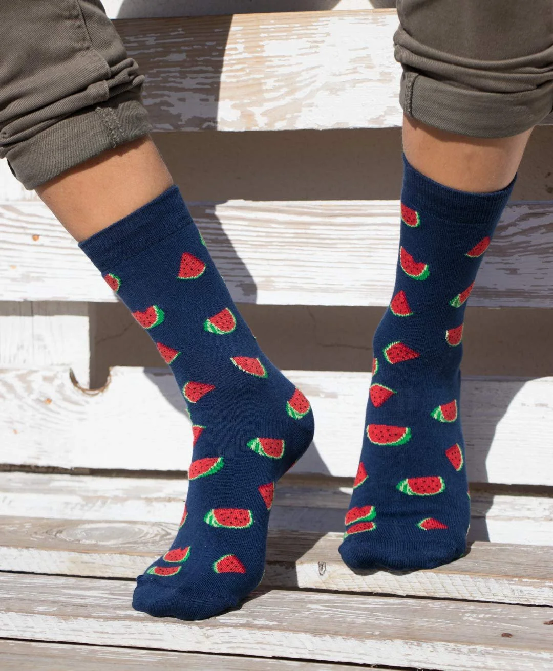 Шкарпетки Кавун Блакитні Чоловічі Жіночі, фото №2