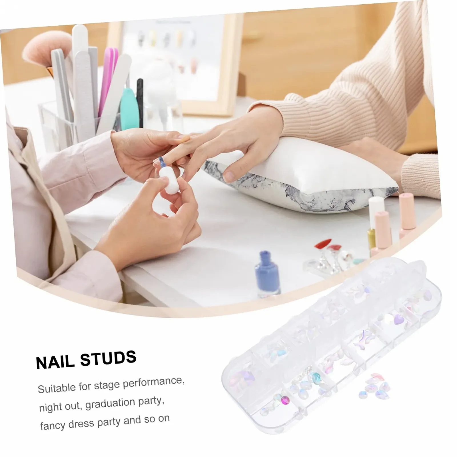 Украшения для ногтей FRCOLOR Декоративные заклепки для ногтей Искусственные украшения для ногтей Блестящие подвески для маникюра Аксессуары для ногтей для особых случаев, фото №6 Украшения для ногтей FRCOLOR Декоративные заклепки для ногтей Искусственные украшения для ногтей Блестящие подвески для маникюра Аксессуары для ногтей для особых случаев, фото №6