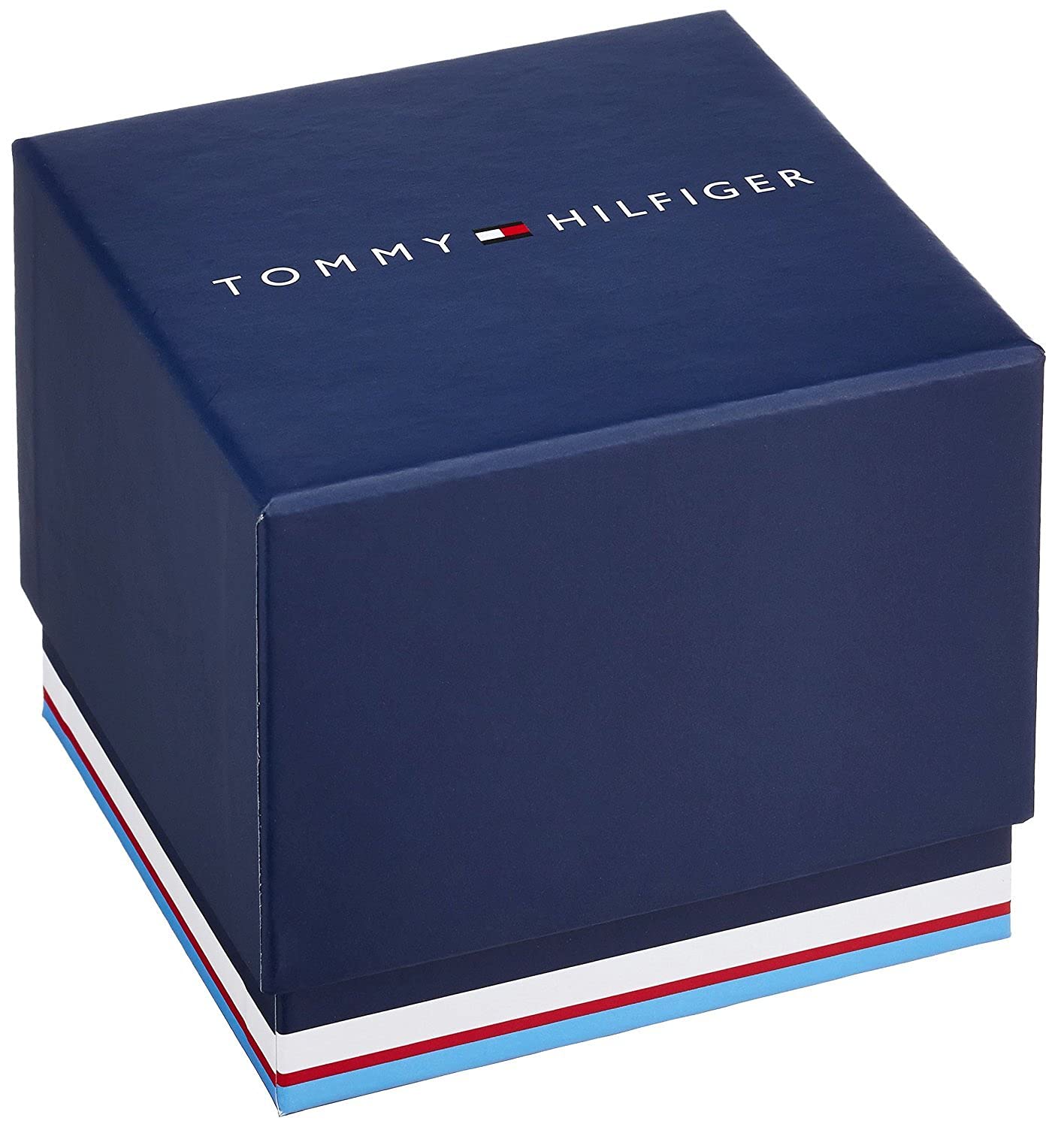 Наручний годинник Tommy Hilfiger, аналоговий, кварцовий, для жінок, з рожевим шкіряним ремінцем - 1781973 та наручний годинник, аналоговий, кварцовий, для чоловіків, з темно-синім нейлоновим ремінцем - 1791844, в комплекті з кварцовим годинником, фото №4