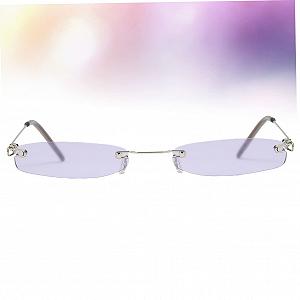 Сонцезахисні окуляри Маленькі Квадратні Модні PACKOVE, 3 шт, Фіолетовий synthetic.ua - Фото 1