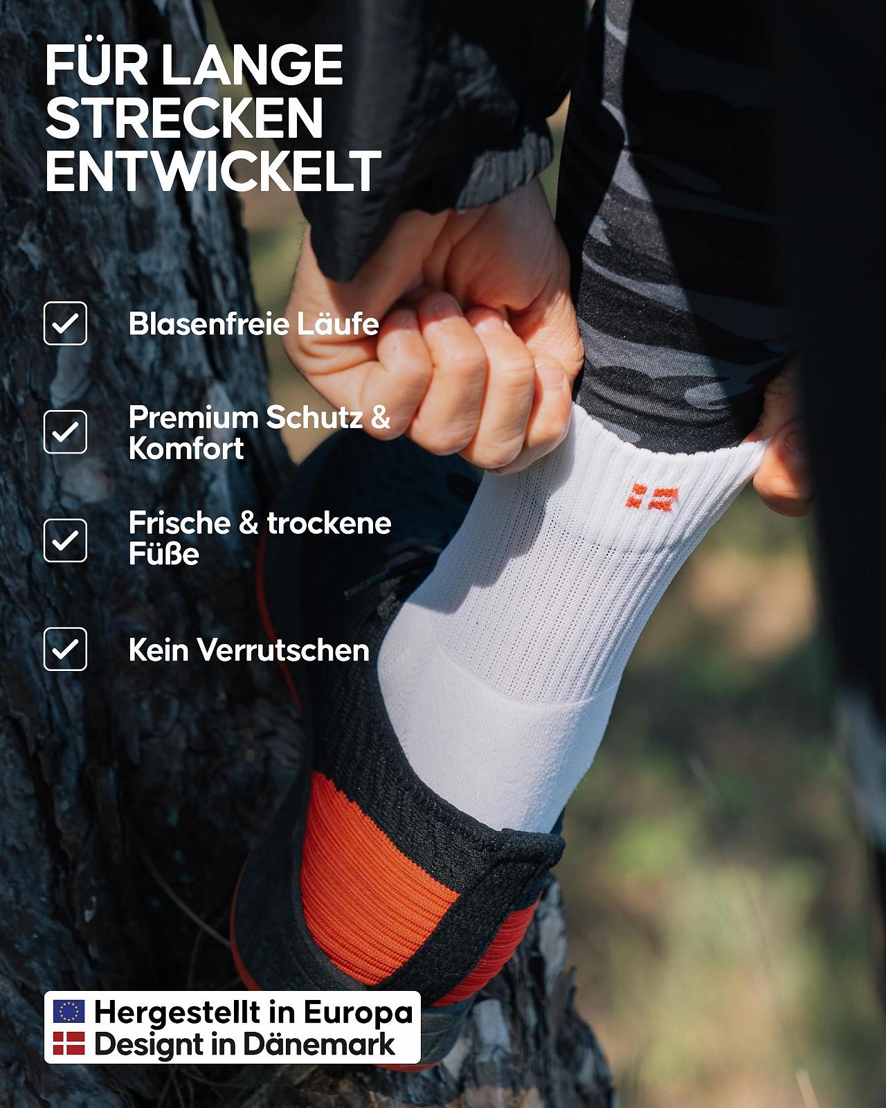 Шкарпетки спортивні DANISH ENDURANCE Quarter, 5 пар, фото №3