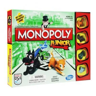 Настольная игра Hasbro Моя первая монополия рус язык A6984121, фото №1