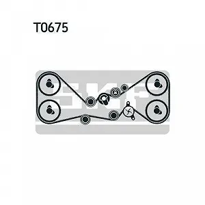 Комплект ГРМ з водяним насосом SKF VKMC 98114 для SUBARU synthetic.ua - Фото 1