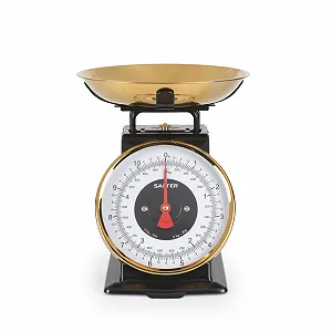 Кухонні ваги Salter Timeless Mechanical 5 kg 1 L Black/Gold - Фото 1
