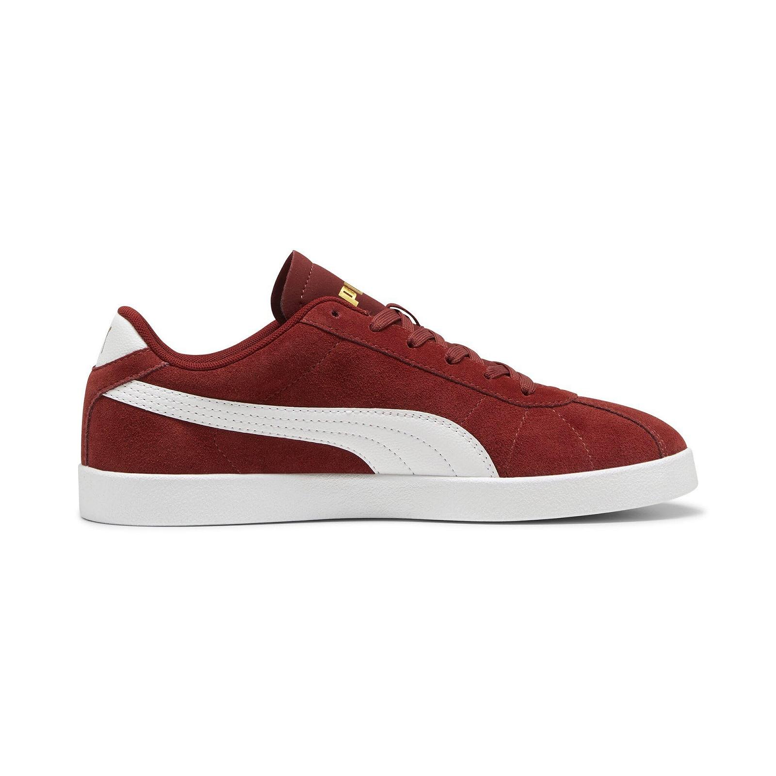 Кроссовки PUMA Unisex Club II, Intense Red PUMA White PUMA Gold, фото №6