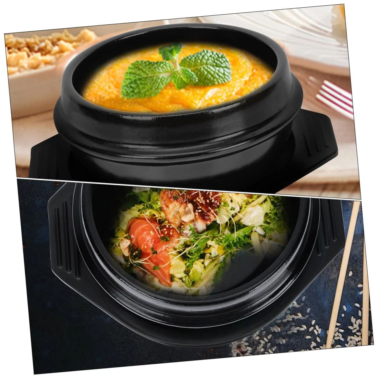 Кастрюля керамическая VALICLUD термостойкая с подносом, фото №5 Кастрюля керамическая VALICLUD термостойкая с подносом, фото №5