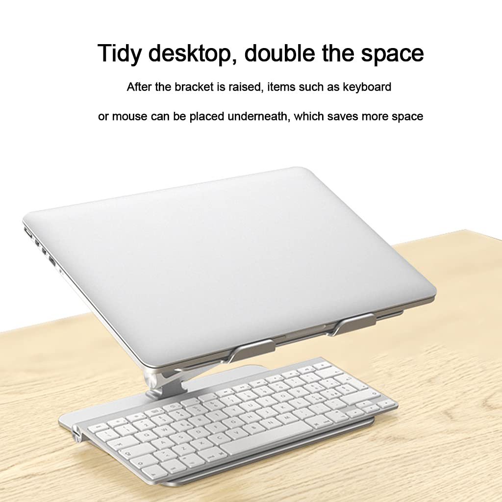 Подставка для планшета Aluminium Alloy Охлаждающая Нескользящая Регулируемая Вертикальная для ноутбуков для стола и дивана ПК, фото №2