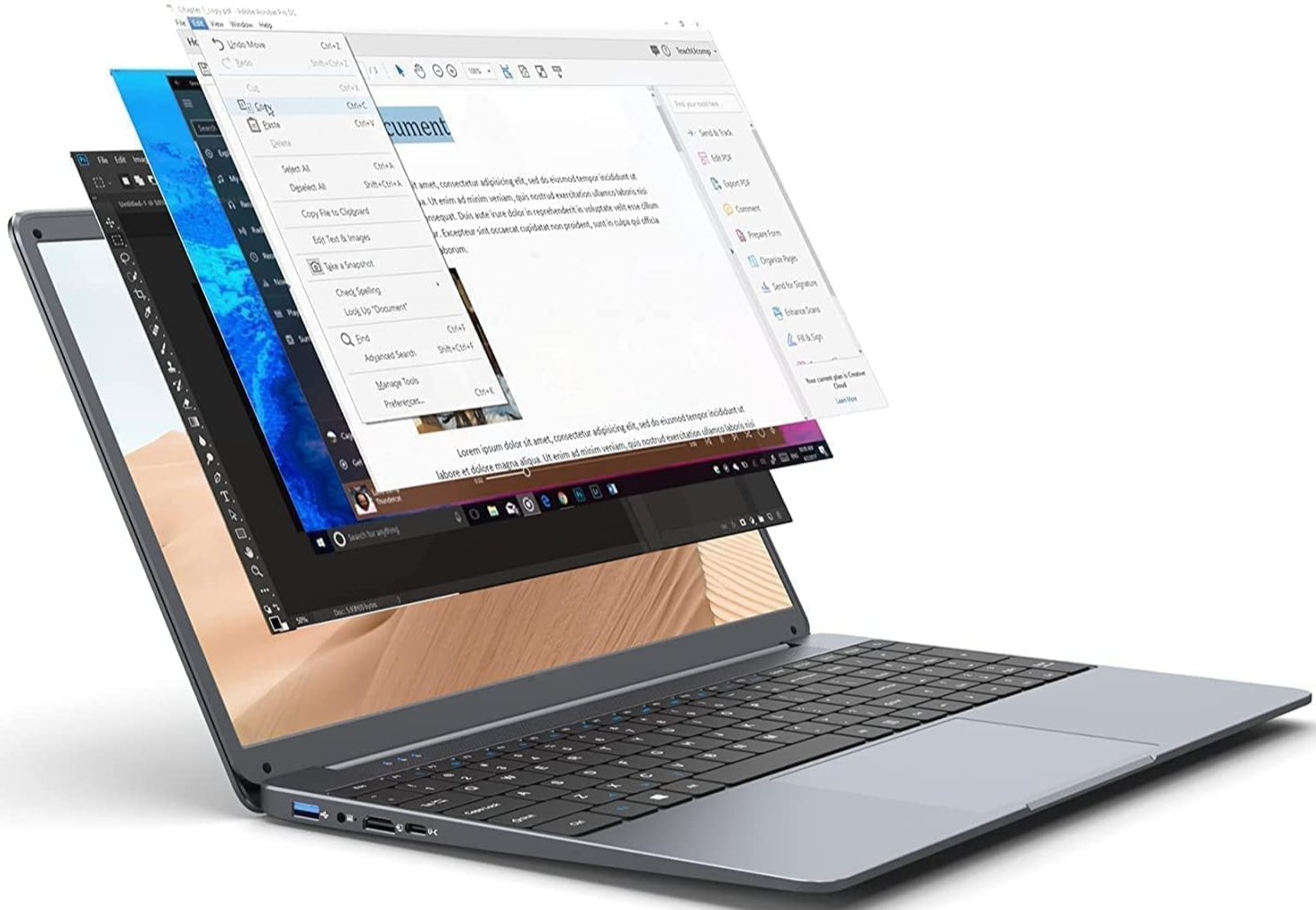 Ноутбук 15.6" Sgin ‎M15 Pro Intel Celeron N4020C RAM 8GB SSD 256GB Windows 11 (UKR), фото №3