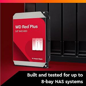 Внутрішній жорсткий диск 3.5" Western Digital Red Plus 4TB SATA III (WD40EFPX) synthetic.ua - Фото 1