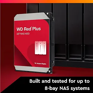 Внутрішній жорсткий диск 3.5" Western Digital Red Plus 4TB SATA III (WD40EFPX) ціна на synthetic.ua - Фото 1 Внутрішній жорсткий диск 3.5" Western Digital Red Plus 4TB SATA III (WD40EFPX) synthetic.ua - Фото 1