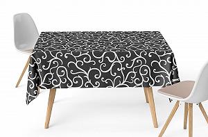 Скатертина Martina Home Loiret 140 см Black Resin Coated Round synthetic.ua - Фото 1