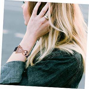 Годинник Трикутник LIFKOME Black synthetic.ua - Фото 1