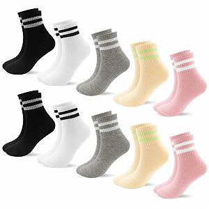 Носки теннисные 36-42 (10 пар) Разноцветные - Фото 1