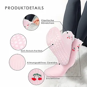 Шкарпетки для пілатесу Kaempe, 3 пари synthetic.ua - Фото 1