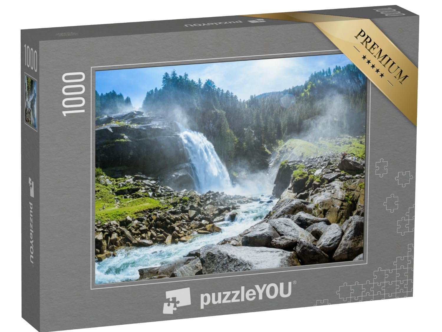 Пазл puzzleYOU Nature Кримльський водопад, Национальный парк Высокий Тауэрн, Зальцбург, Австрия 1000 элементов, фото №1 Пазл puzzleYOU Nature Кримльський водопад, Национальный парк Высокий Тауэрн, Зальцбург, Австрия 1000 элементов, фото №1