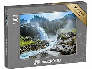 Пазл puzzleYOU Nature Кримльський водопад, Национальный парк Высокий Тауэрн, Зальцбург, Австрия 1000 элементов - Фото 1