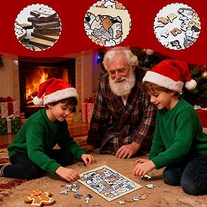 Пазлы Animal Theme Кот synthetic.ua - Фото 1