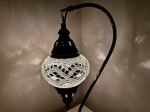 Настільна лампа Samarkand Lights Mosaic Floor Lamp M Oriental Silver synthetic.ua - Фото 1