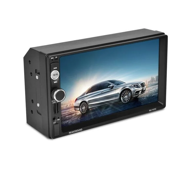 Автомагнітола REAKOSOUND RK-7157G / 7" / Сенсорна / Bluetooth / GPS / USB / AUX / TF slot / 2DIN, фото №3