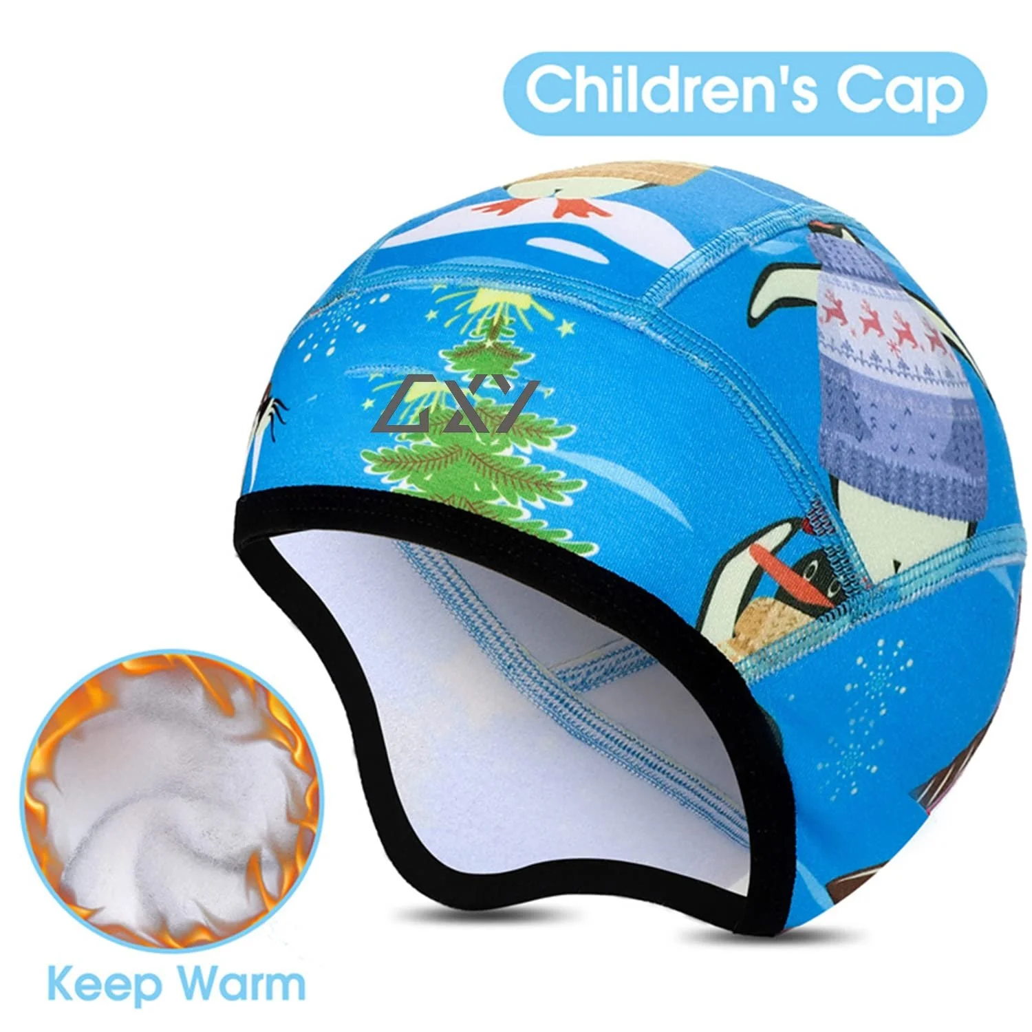 Велосипедна шапка GOXUNYUAN Дитяча зимова флісова, фото №1