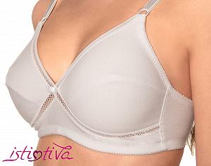 Бюстгальтер Valeria 100% хлопок без косточек synthetic.ua - Фото 1