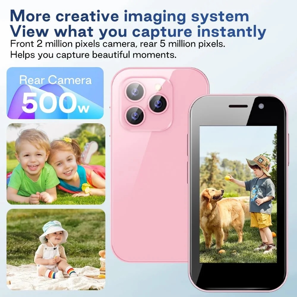 Смартфон Zokoe XS14Pro 3" 3/64GB 2000 мАг 4G Рожевий, фото №5