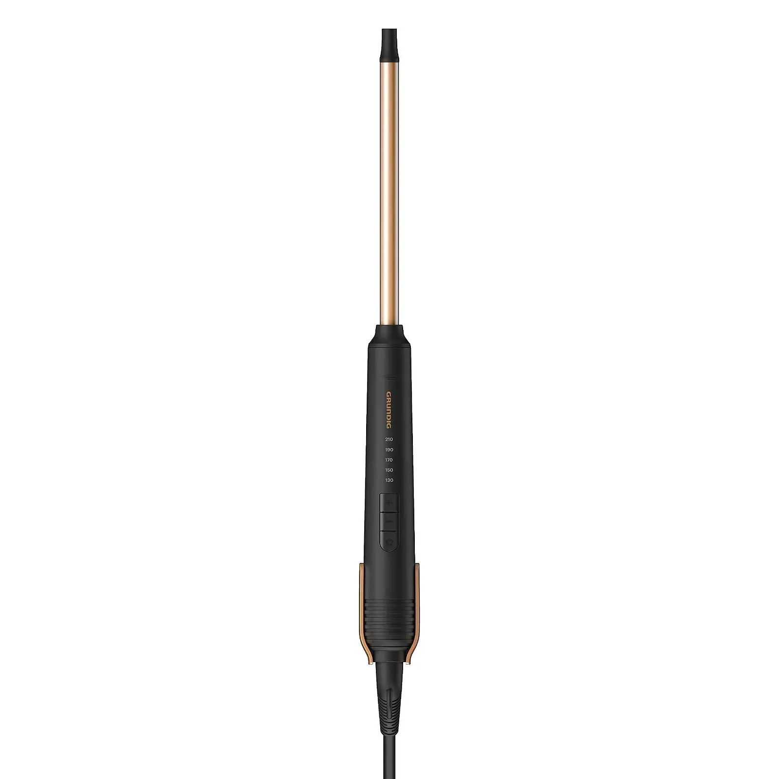 Плойка GRUNDIG NaturaShine HS 7230 10 мм керамическое покрытие с маслами макадамии и кокоса 130°C-210°C Черный/Розовое золото, фото №2 Плойка GRUNDIG NaturaShine HS 7230 10 мм керамическое покрытие с маслами макадамии и кокоса 130°C-210°C Черный/Розовое золото, фото №2