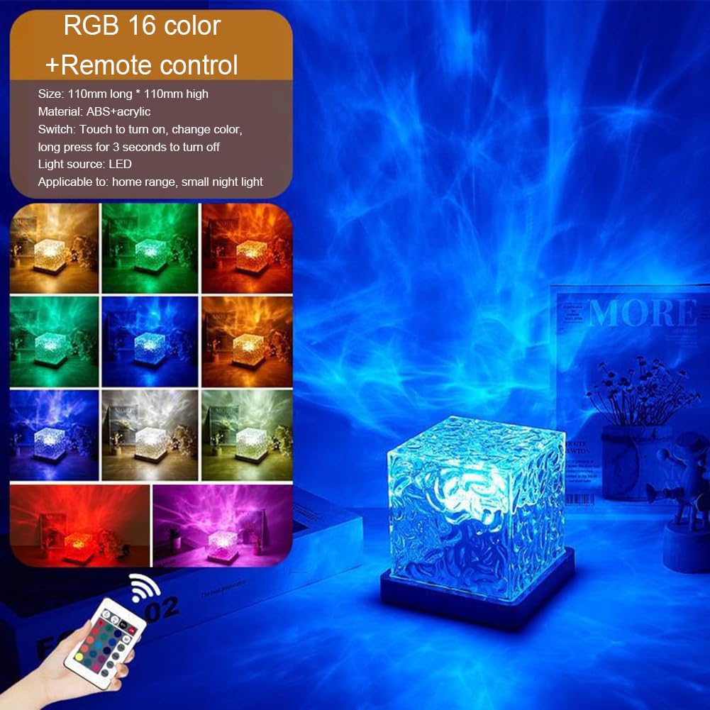Лампа Starnearby RGB 16 кольорів 30 режимів LED нічник проектор полярних вогнів з пультом керування (USB, фото №5