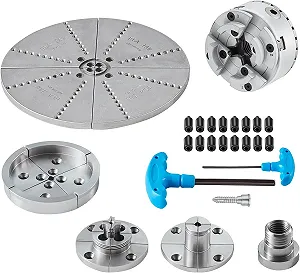 Токарний патрон VEVOR KP965 / 4-кулачковий / 95 мм - Фото 1