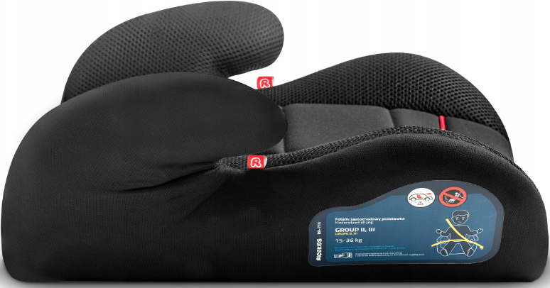 Автокресло бустер Ricokids BARIFLEX черный Польша, фото №7