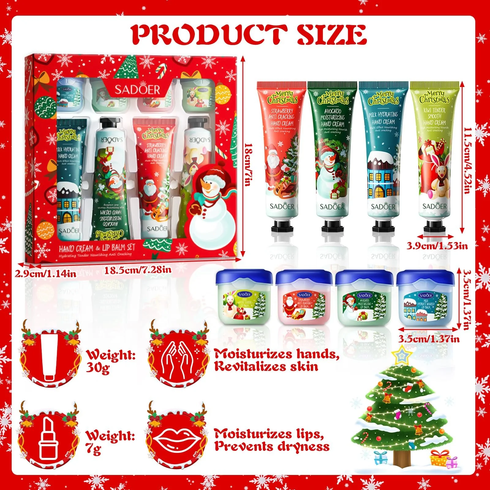 Крем для рук Набор из 8 штук Мини-набор с растительным ароматом Характеристики, фото №2