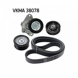 Комплект поликлинового ремня SKF VKMA 38078 для AUDI CHRYSLER MERCEDES-BENZ SEAT SKODA synthetic.ua - Фото 1