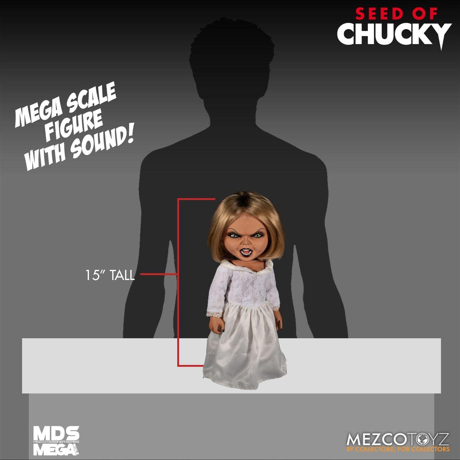 Кукла Mezco Tiffany (Seed of Chucky) 15 дюймов с голосом, фото №7 Кукла Mezco Tiffany (Seed of Chucky) 15 дюймов с голосом, фото №7