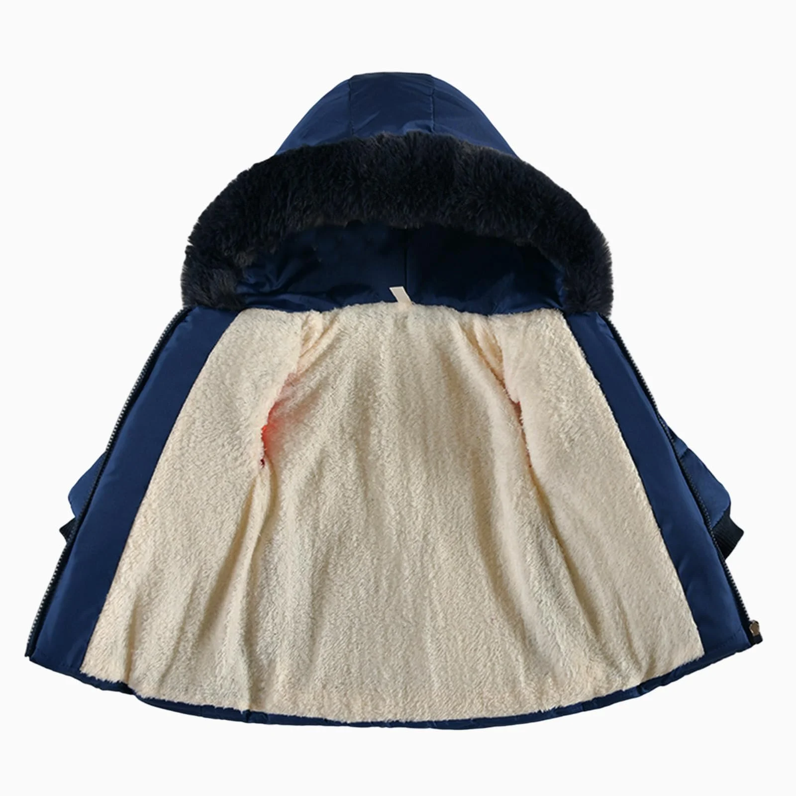 Куртка зимняя для девочек Sfwqoifou, утепленная, парка, элегантная, детская, утолщенная, с длинными рукавами, для улицы, с меховым капюшоном, стеганая, фото №5 Куртка зимняя для девочек Sfwqoifou, утепленная, парка, элегантная, детская, утолщенная, с длинными рукавами, для улицы, с меховым капюшоном, стеганая, фото №5